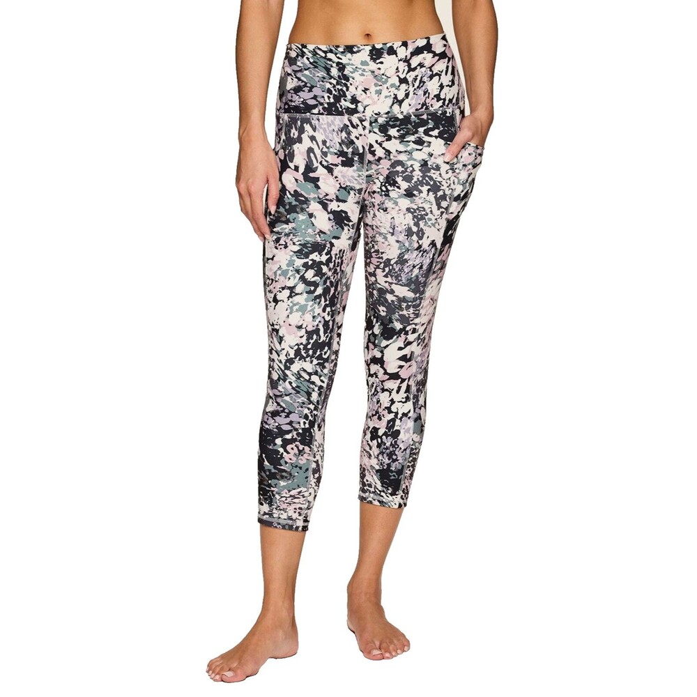 NWT RBX capri length legging XS peached tech flex compression wicking squat prf
